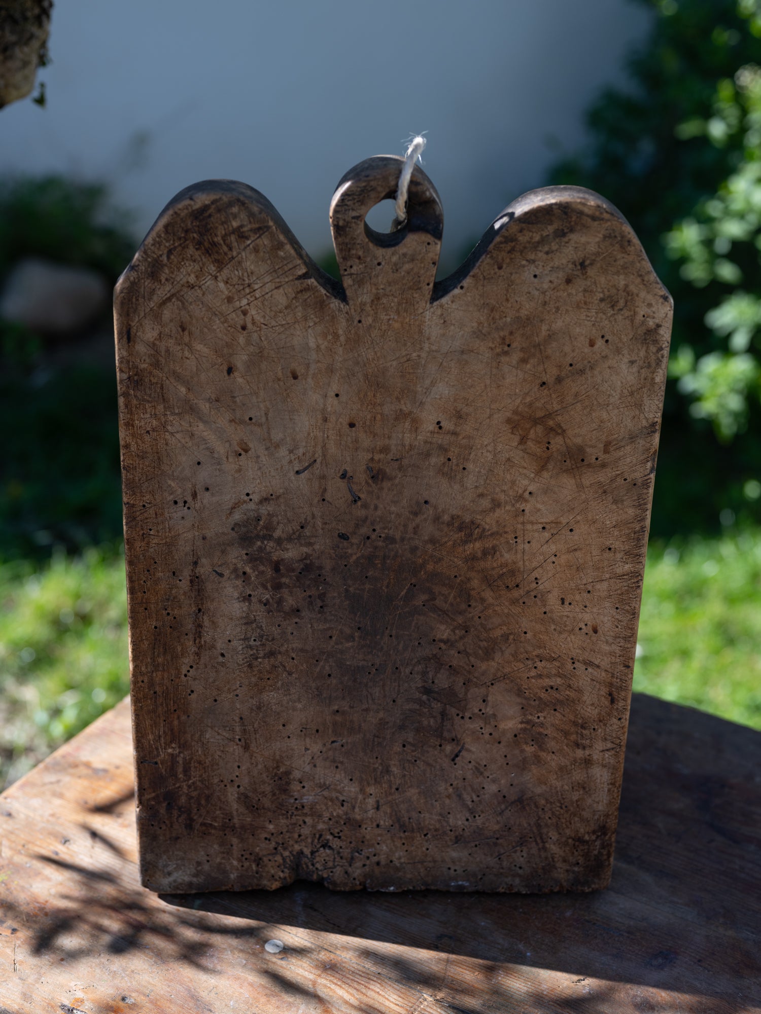 Vintage French Bread Board | Double Mound Top