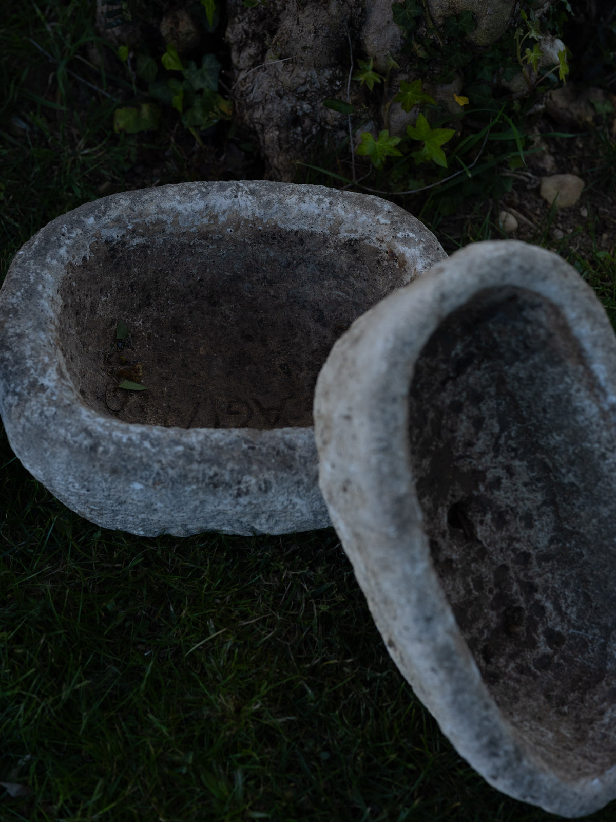 French Carved Stone Trough | Mini