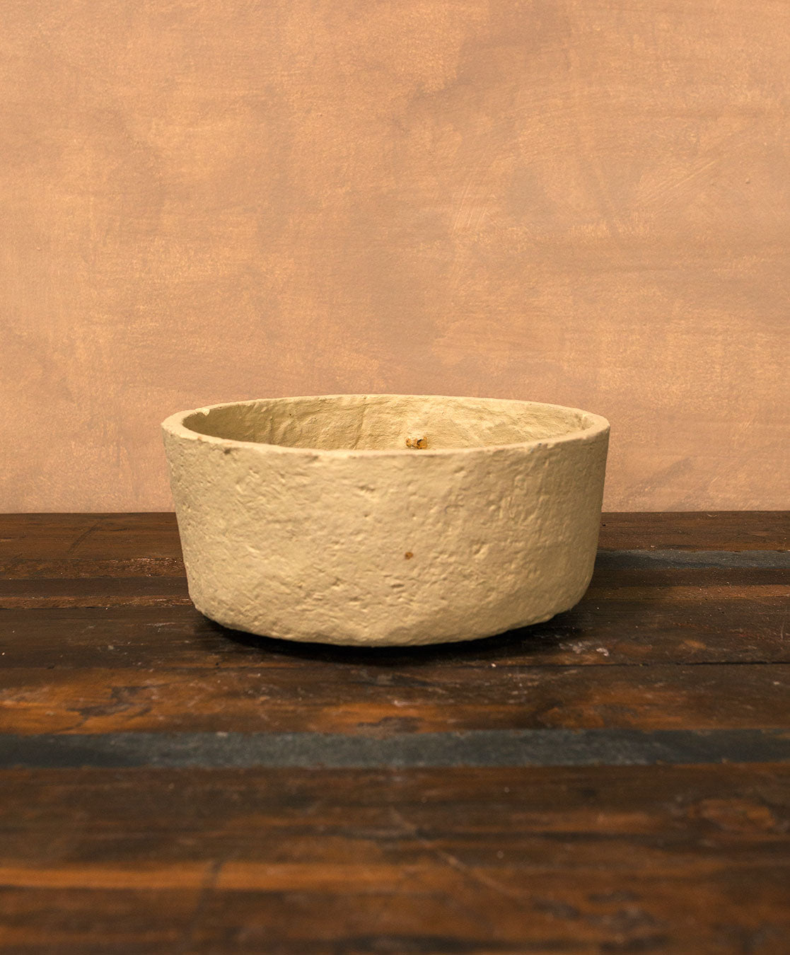 Footed Paper Mache Vessel | M