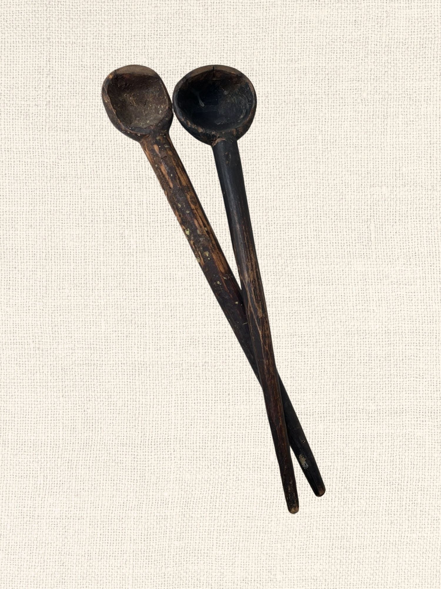 Stained Hungarian Wooden Spoon