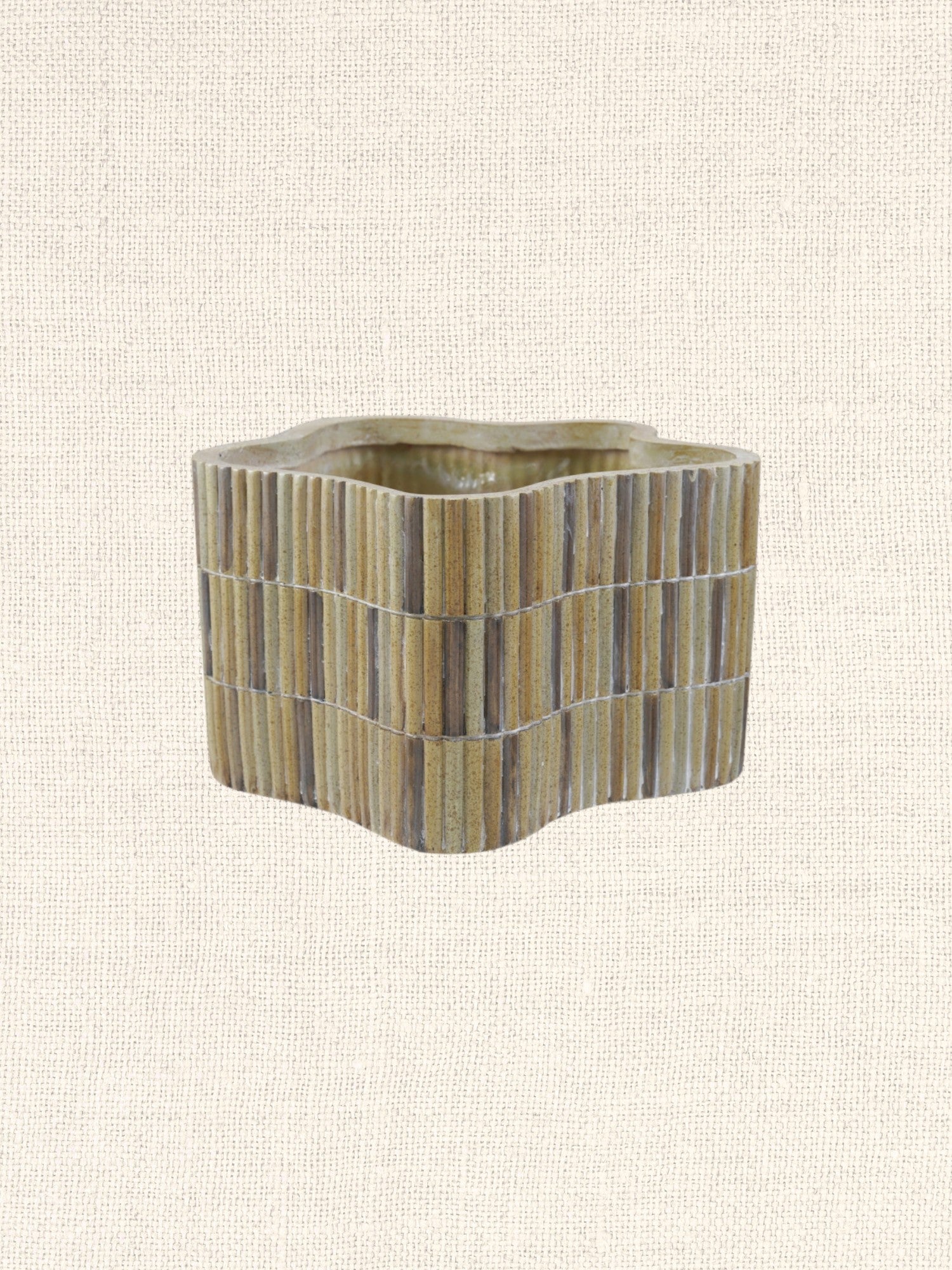 Composite Resin Planter | Mosaic Design