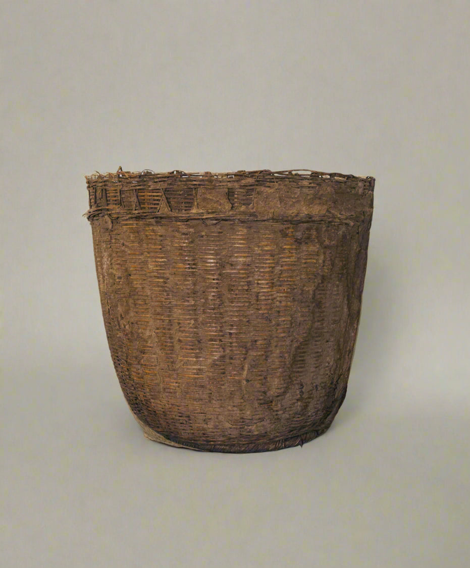 Vintage Indian Gathering Basket