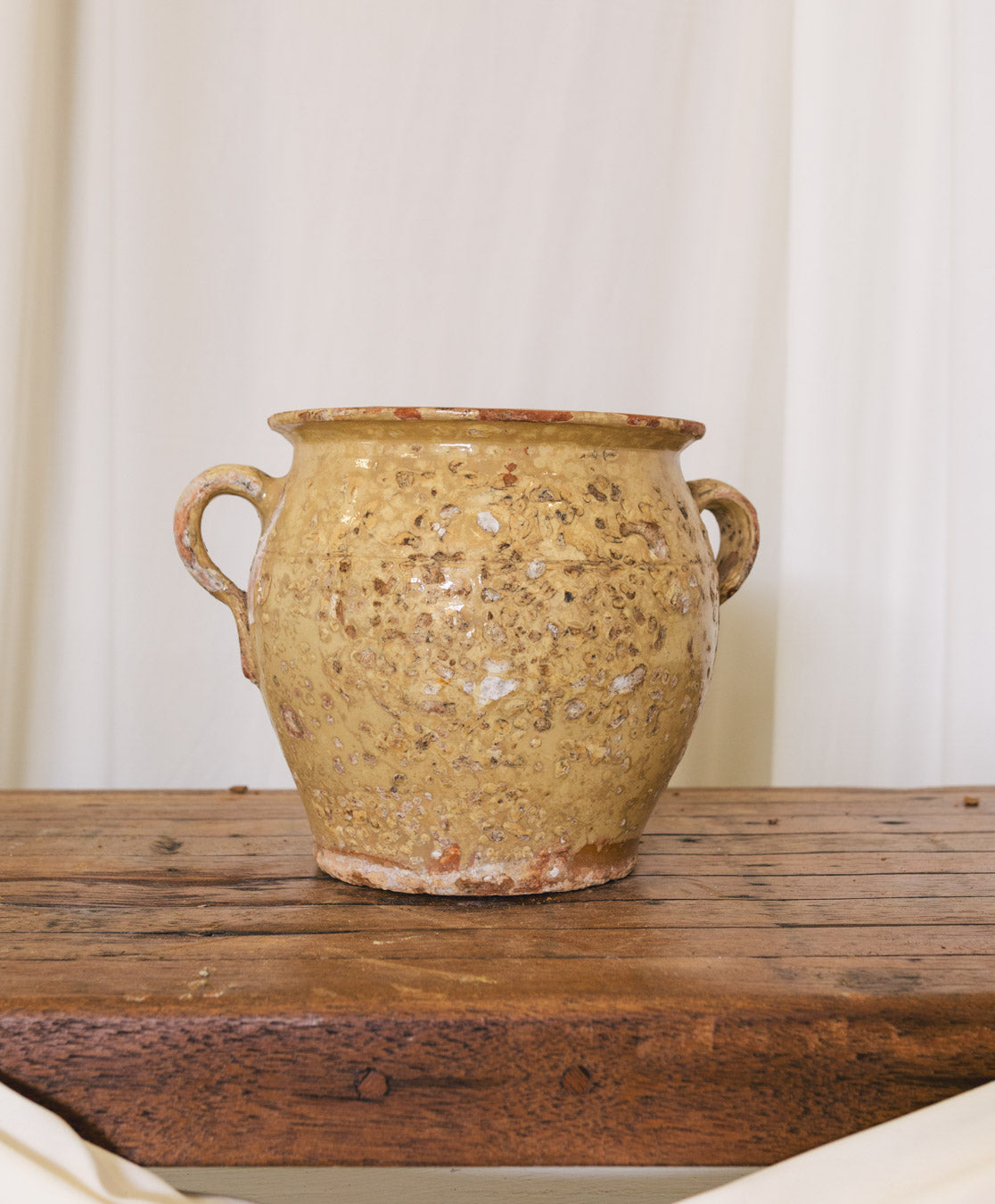 Vtg French Stoneware | Floral Vessel