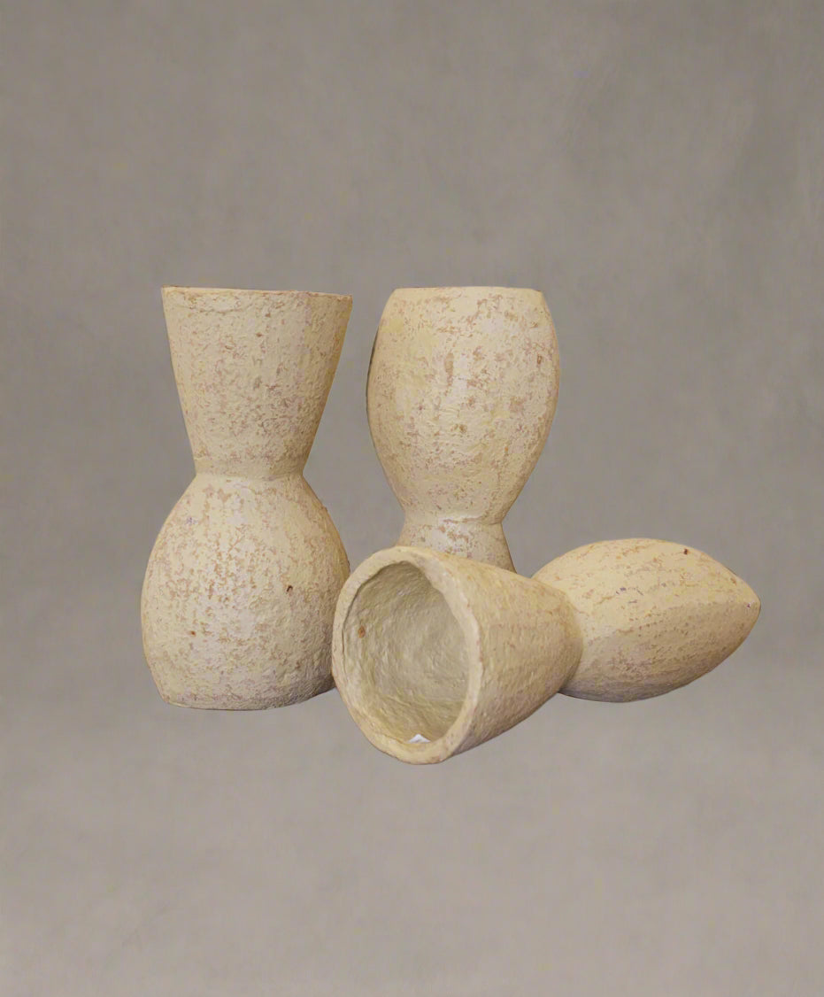 Paper Mache Floral Vase