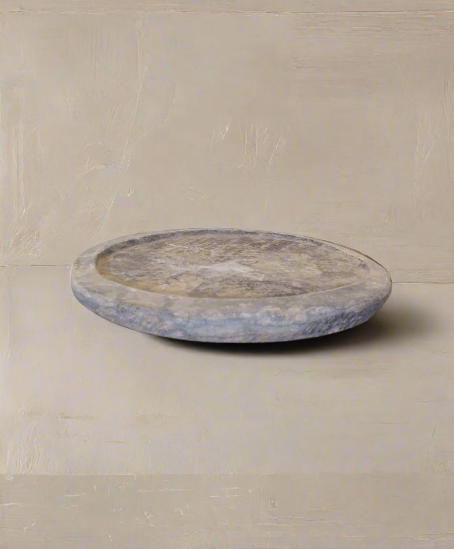 Vintage Indian Marble Plate