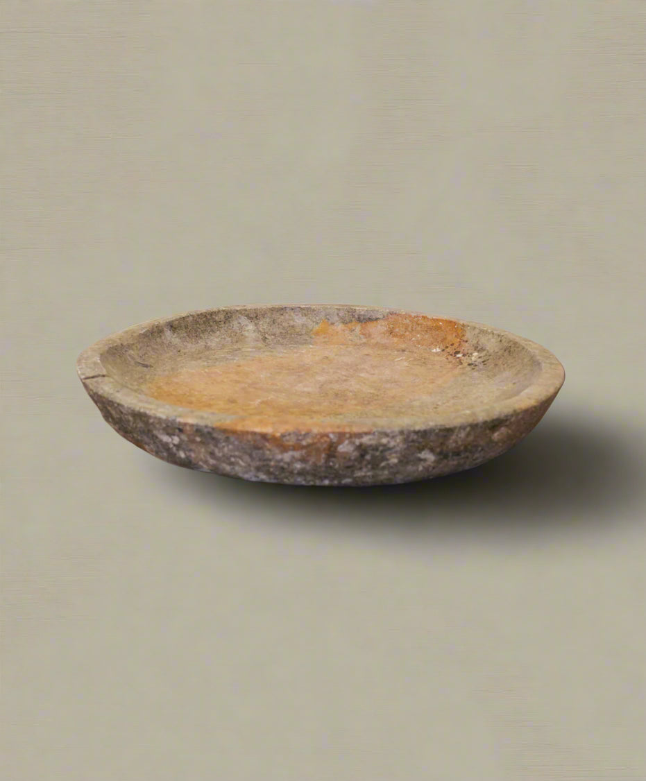 Vintage Indian Marble Plate