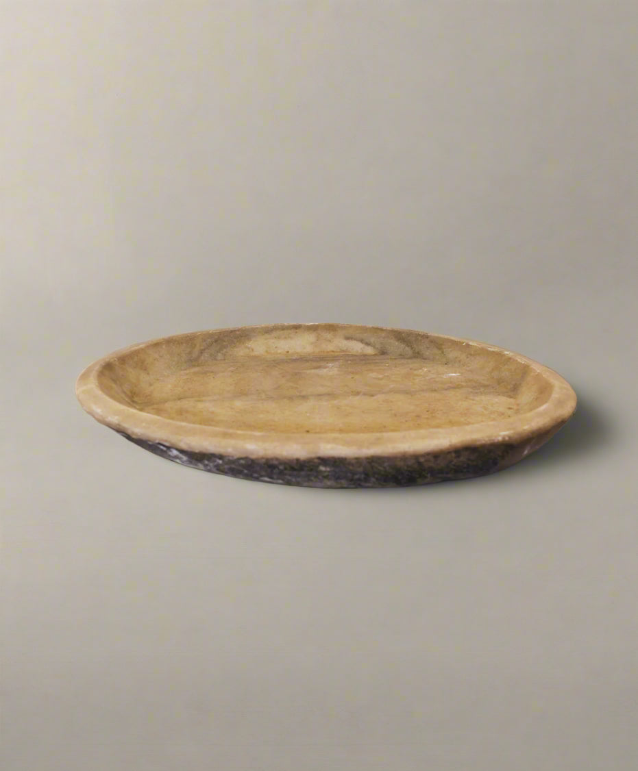 Vintage Indian Marble Plate