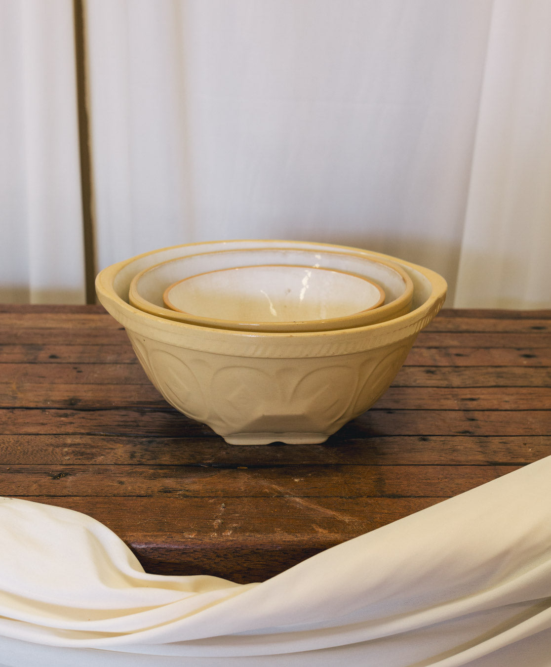 Antique Mixing Bowls | S/3