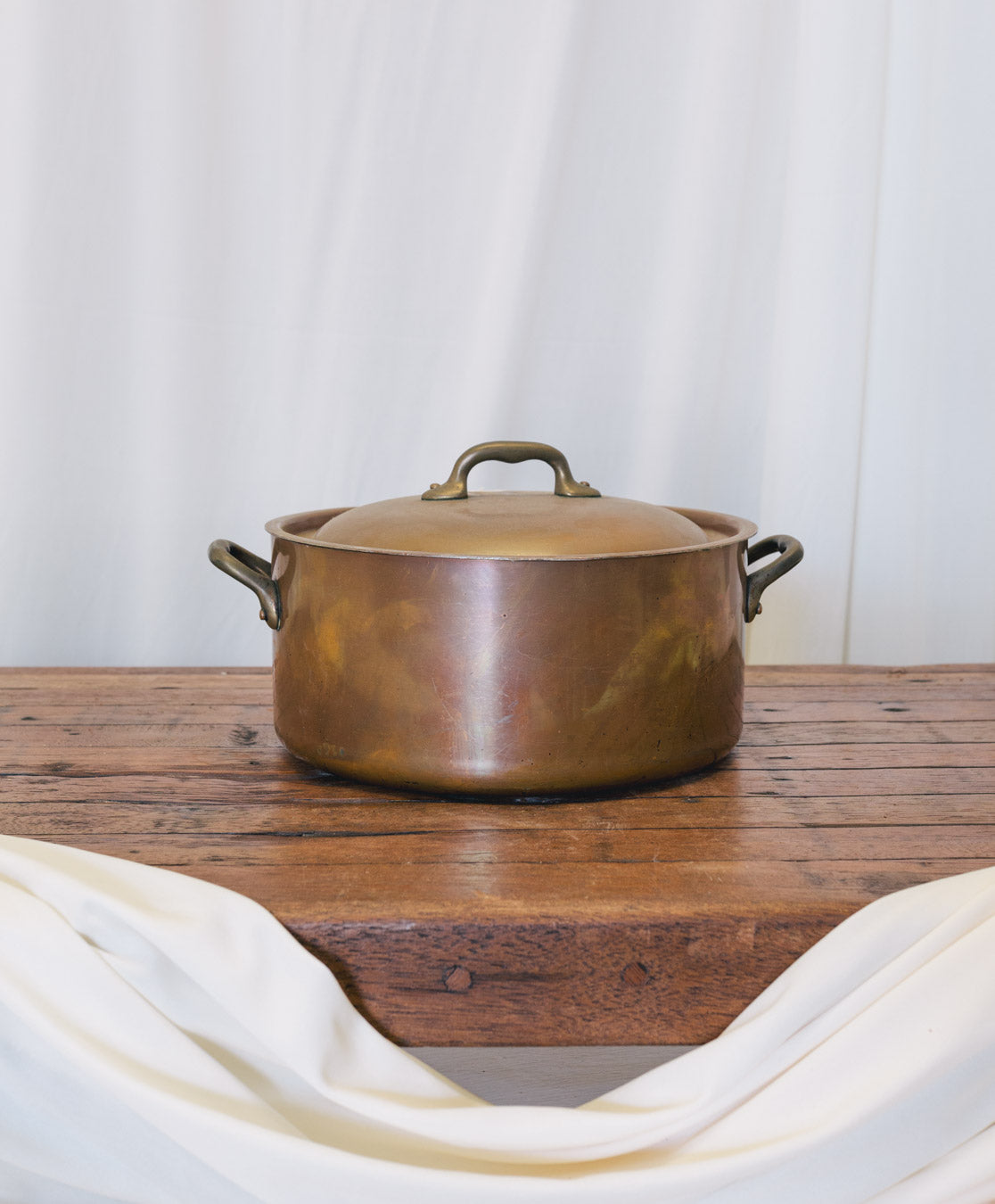 18th c. French Cooper Lided Pot