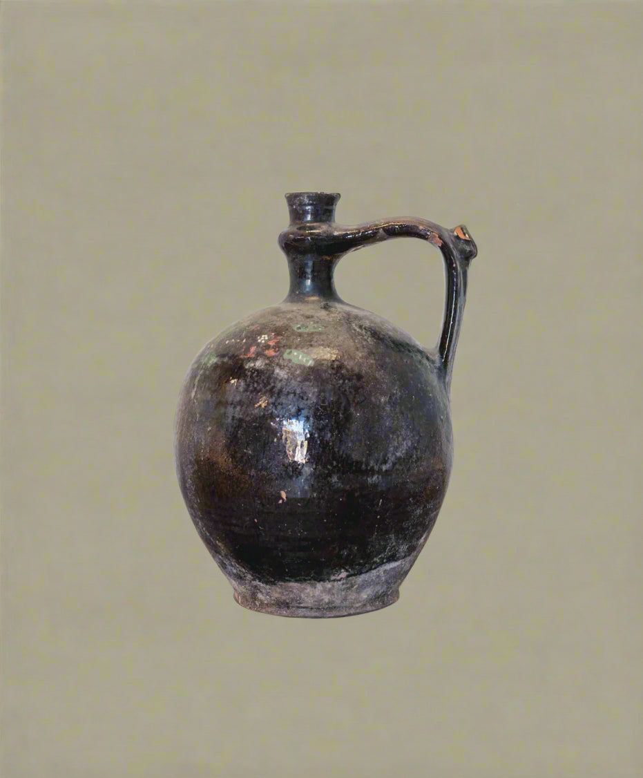Antique Serbian Glazed Vessel