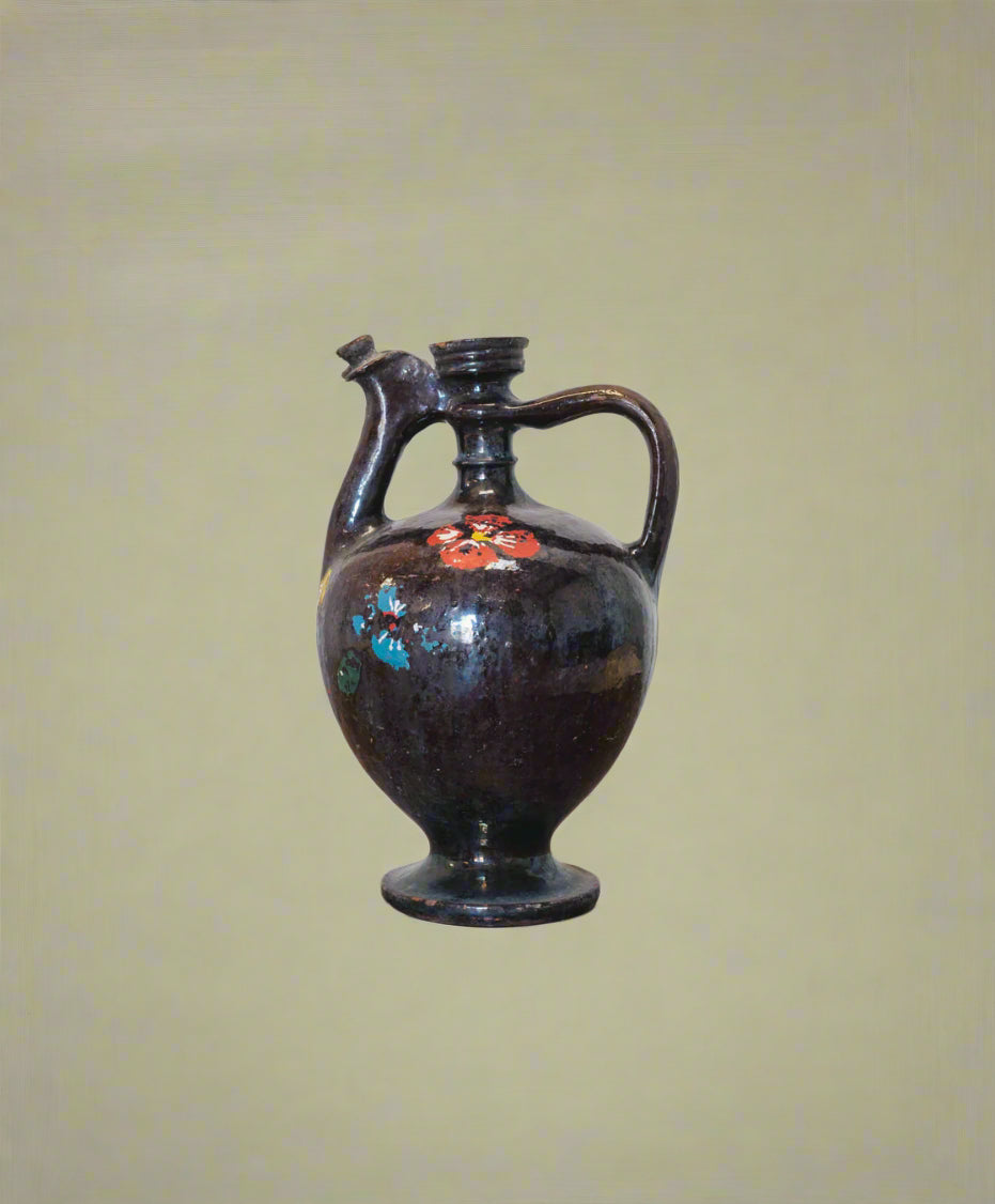 Antique Serbian Glazed Vessel