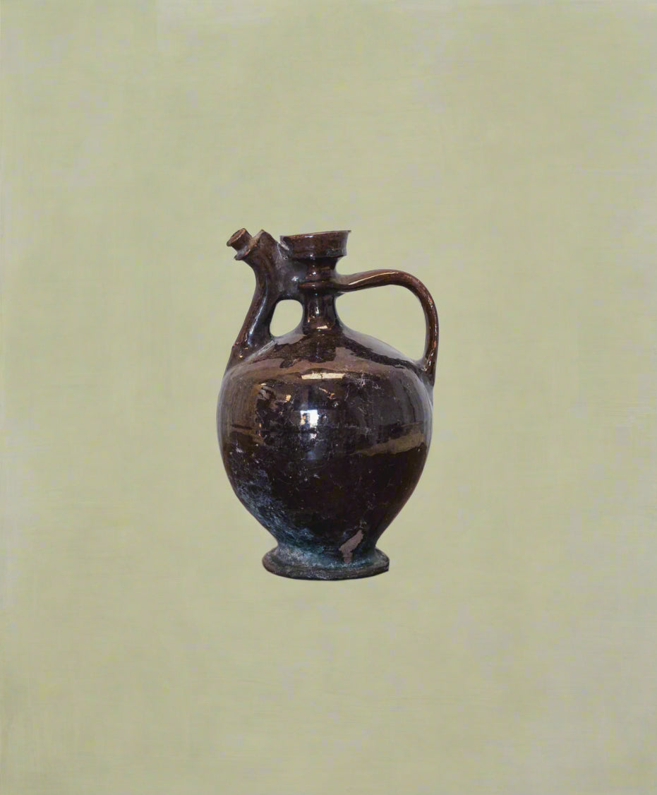 Antique Serbian Glazed Vessel