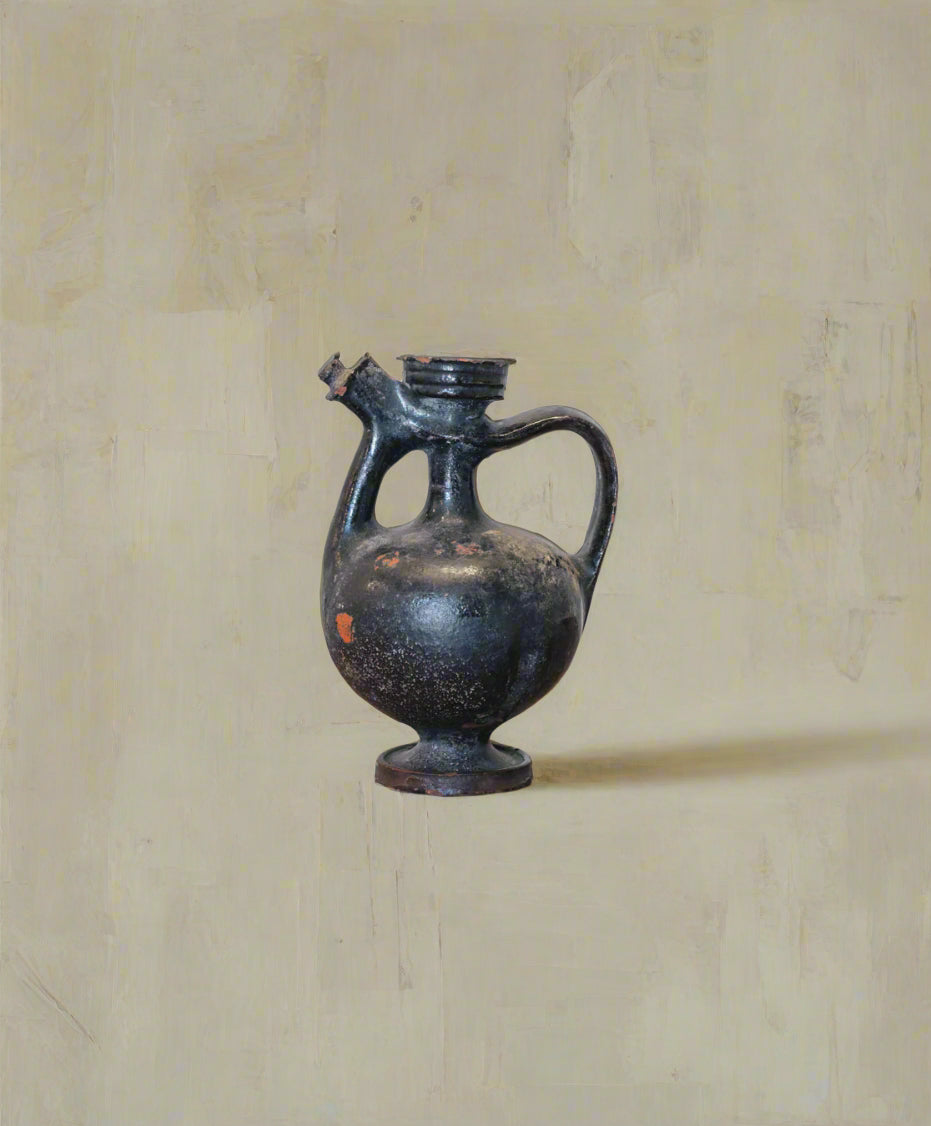 Antique Serbian Glazed Vessel