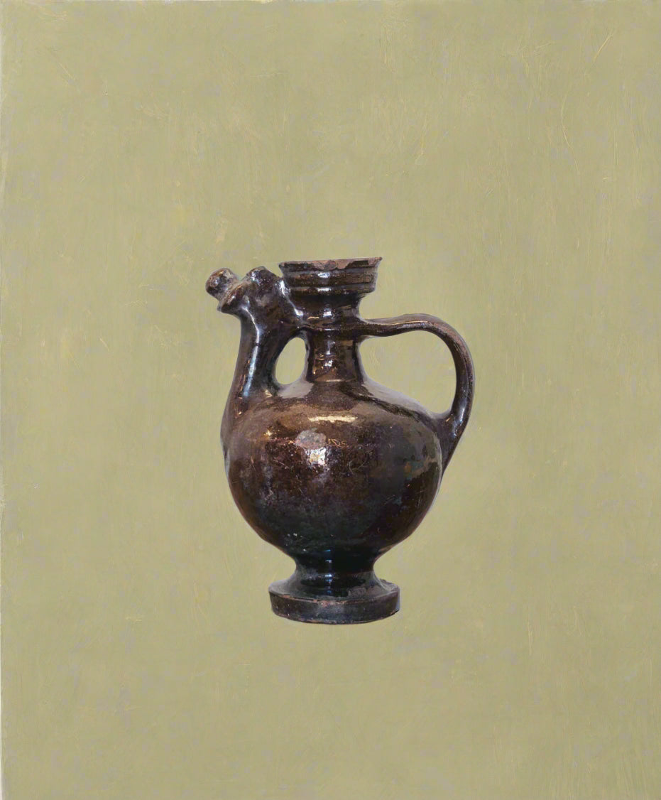 Antique Serbian Glazed Vessel