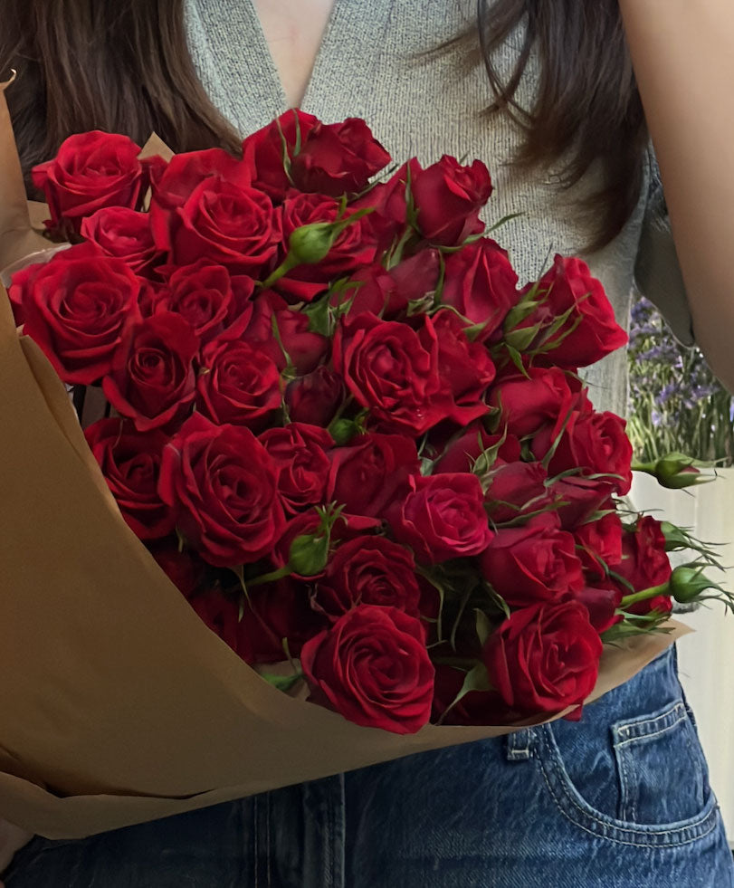 Bouquet of Spray Roses