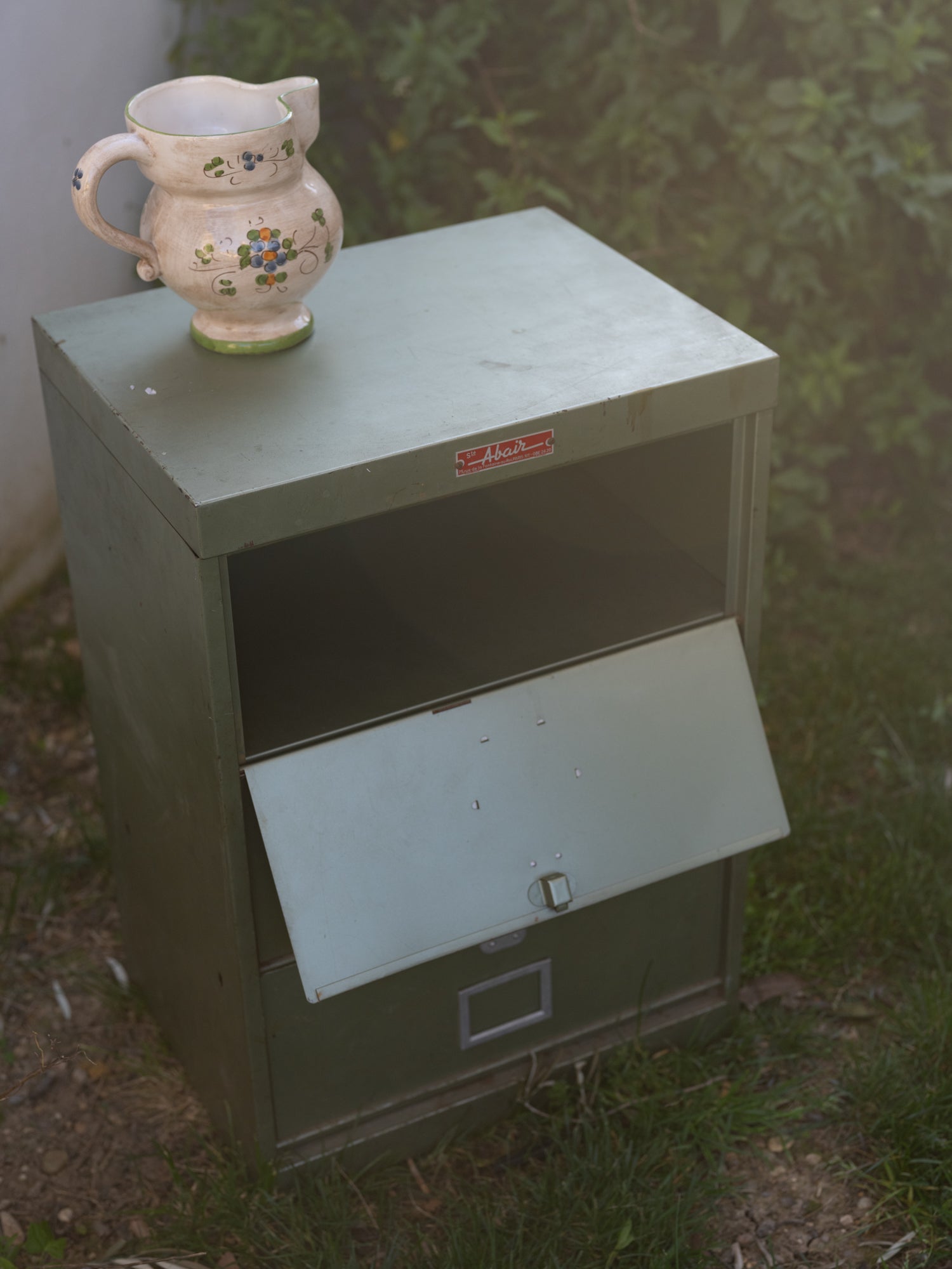 Vintage French Filing Cabinet | Metal
