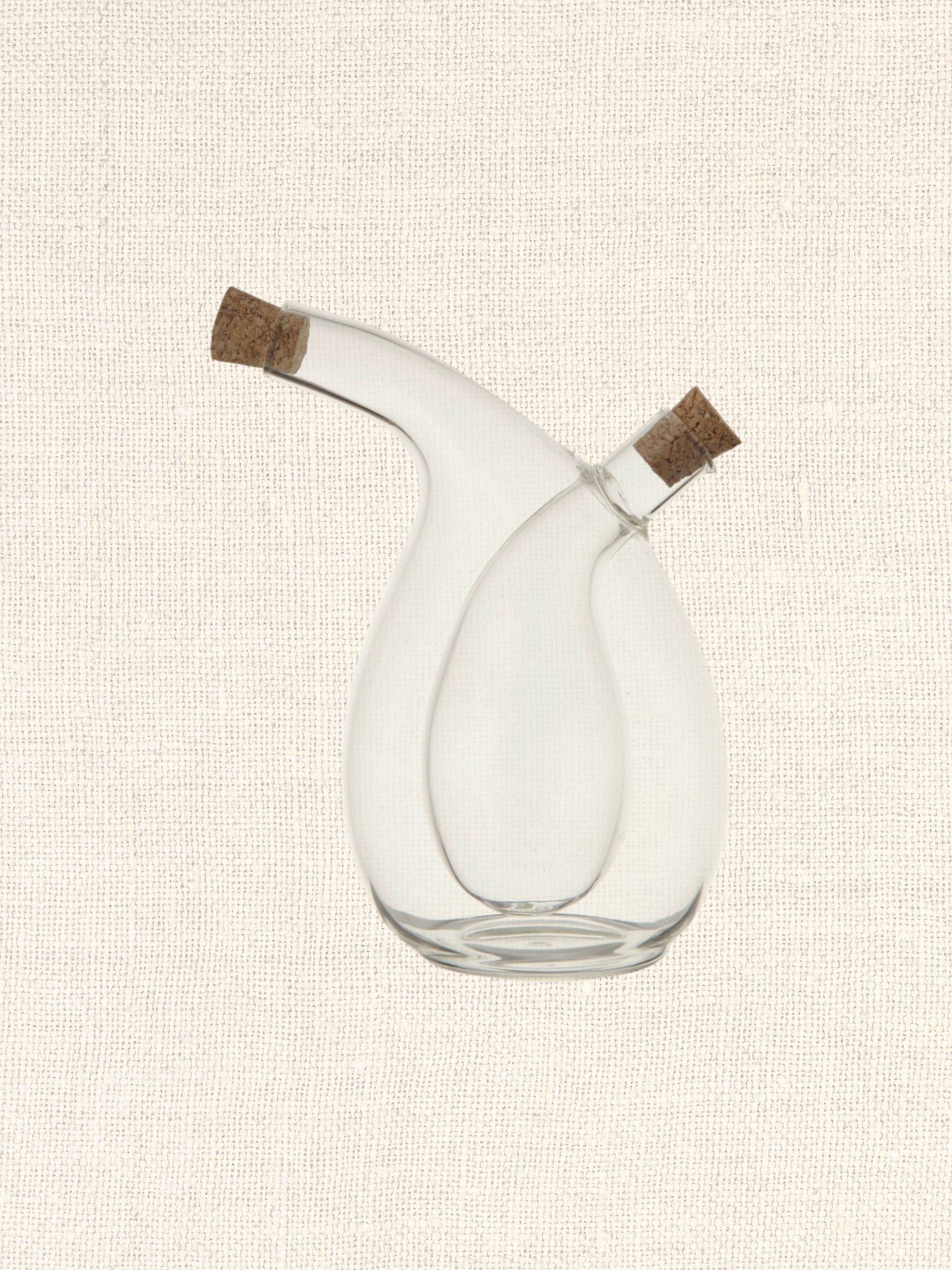 Oil and Vinegar Cruet with Cork Stoppers
