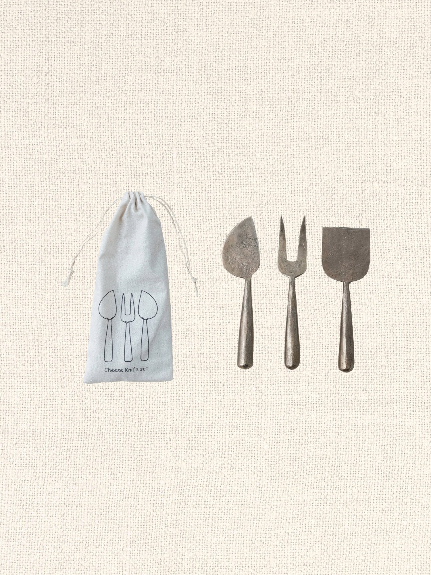 Hand Forged Metal Cheese Servers | S/3