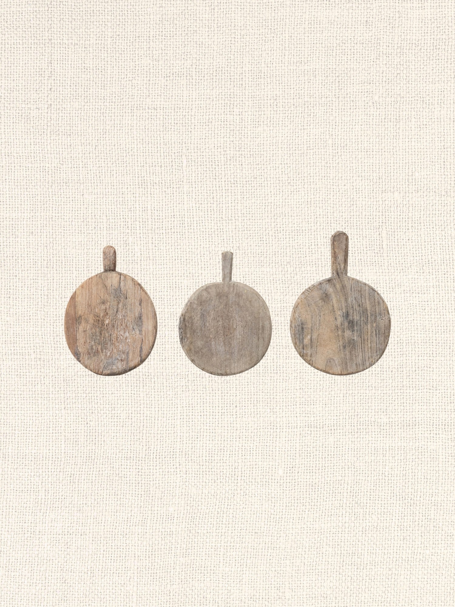 Found Decorative Wood Bread Board with Handle | Assorted