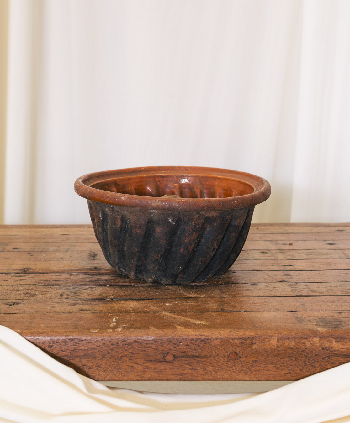 Vtg French Cooking Stoneware | Jello Vessel