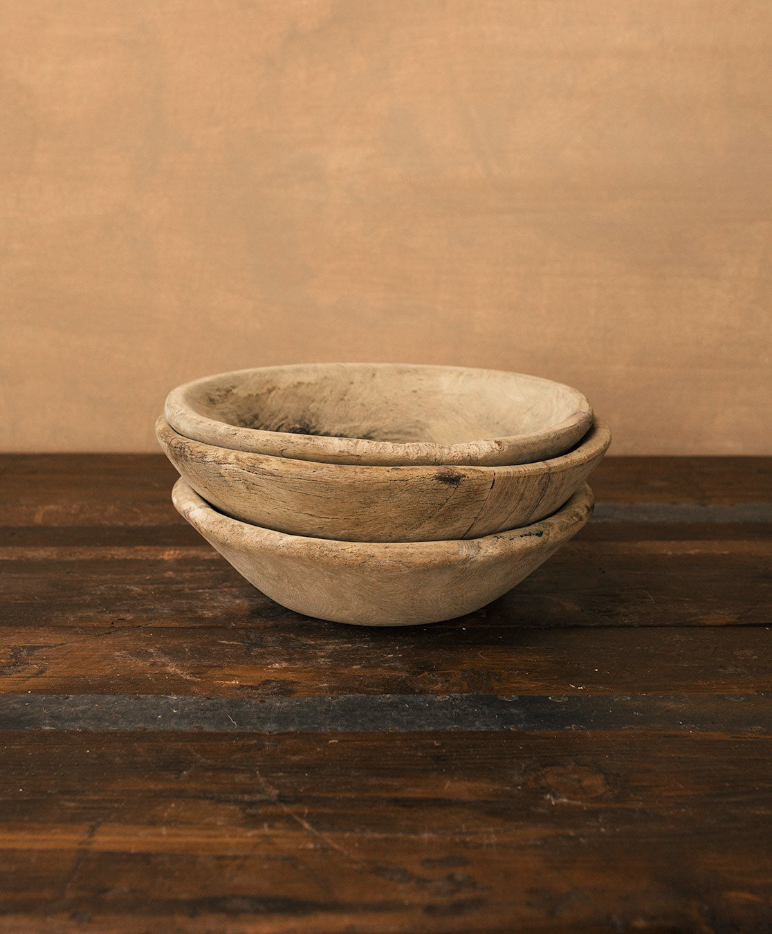 Small Wood Bowl | Bleached