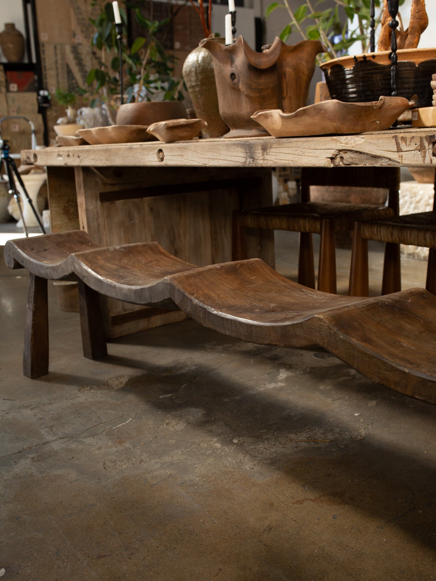 Indonesian Wave Bench