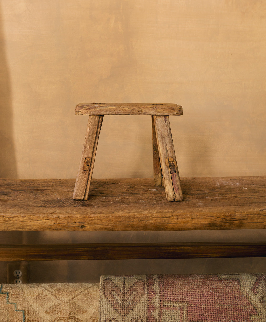 Mini Elm Stool