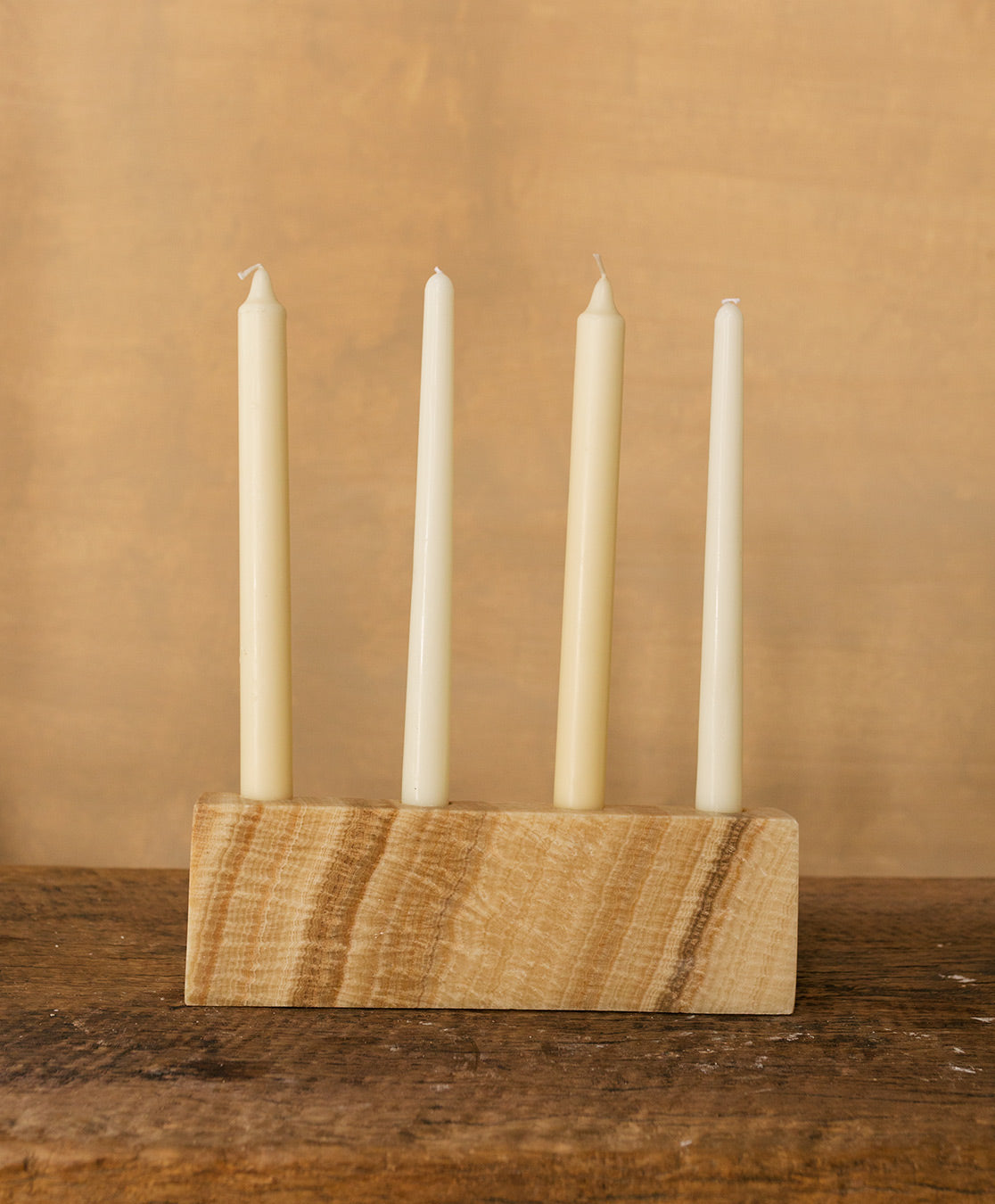 Onyx Four Candle Holder