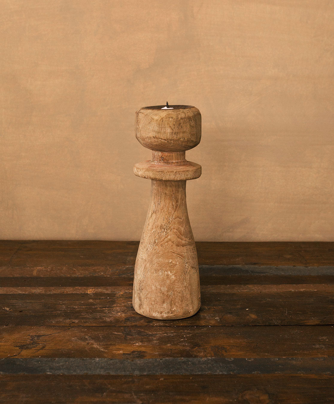 Reclaimed Pillar Candle Stick | Large