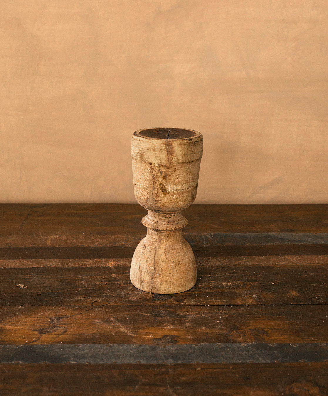 Reclaimed Pillar Candle Stick | Medium