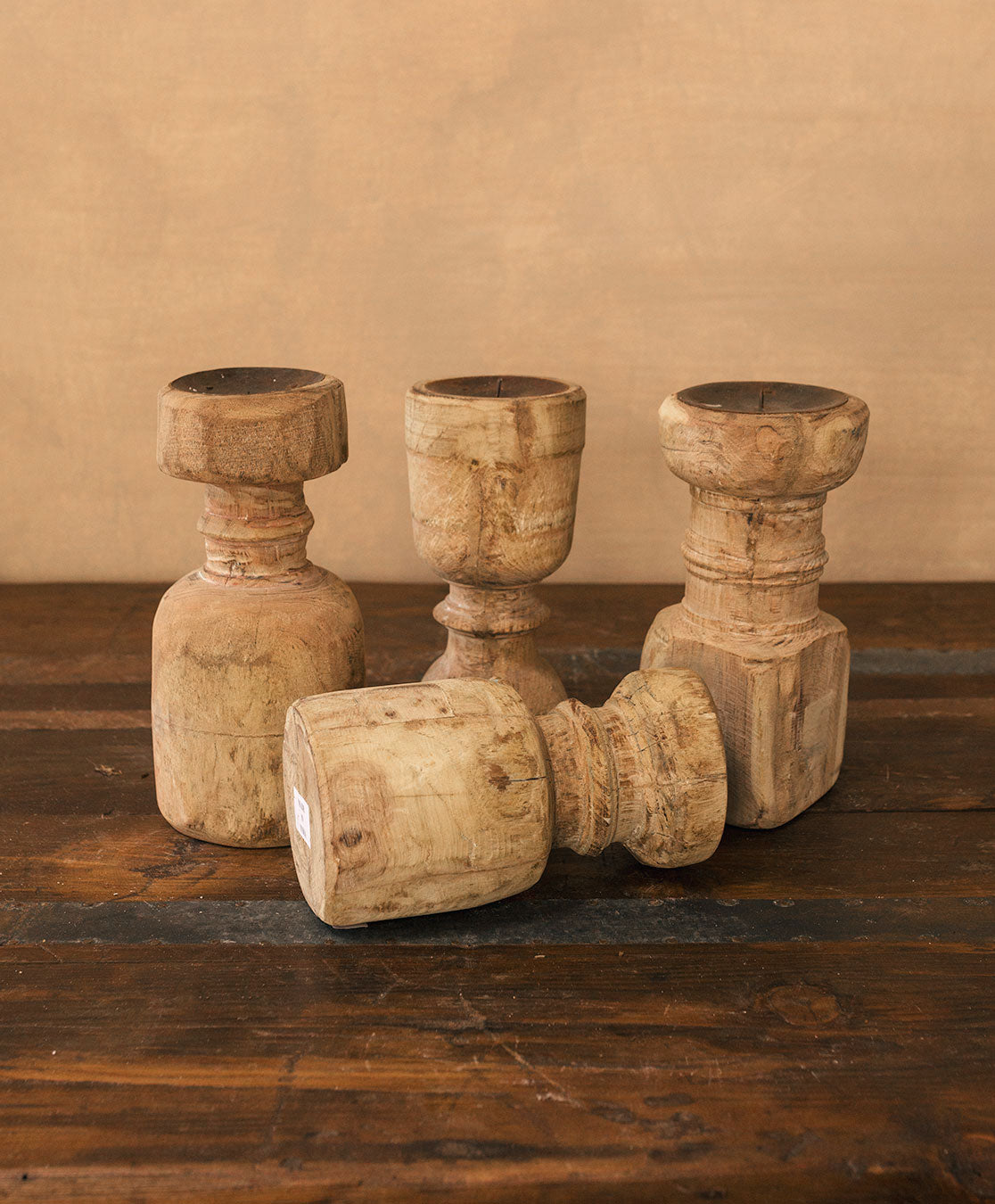 Reclaimed Pillar Candle Stick | Medium