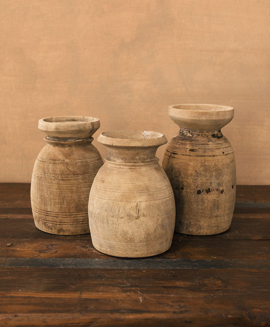 Teak Wood Pot | Small