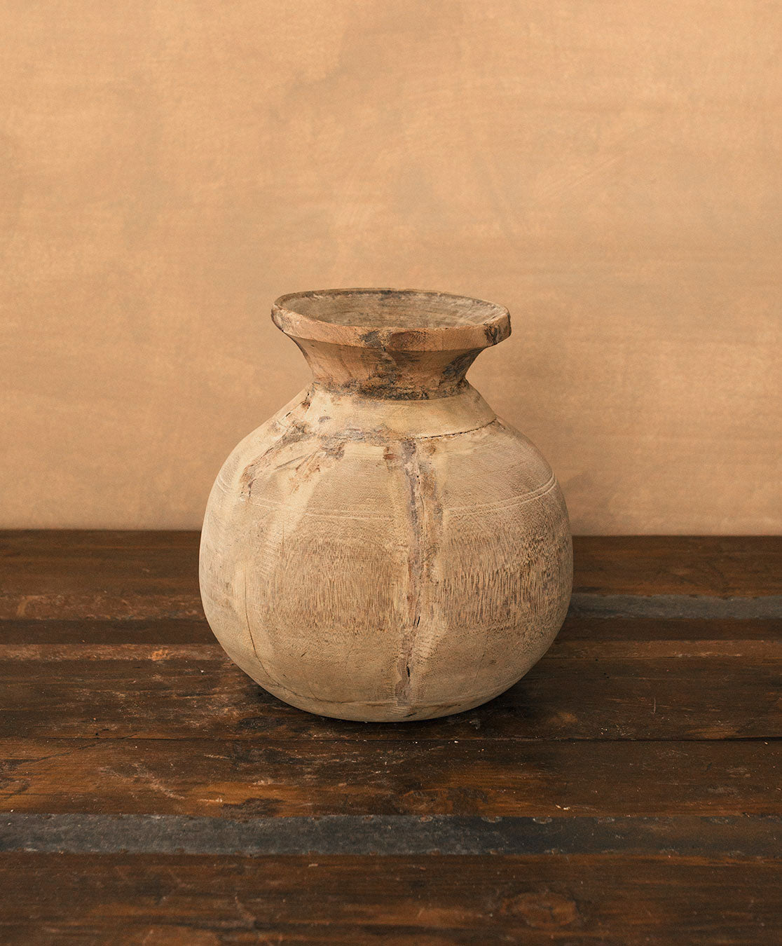 Teak Wood Pot | Medium