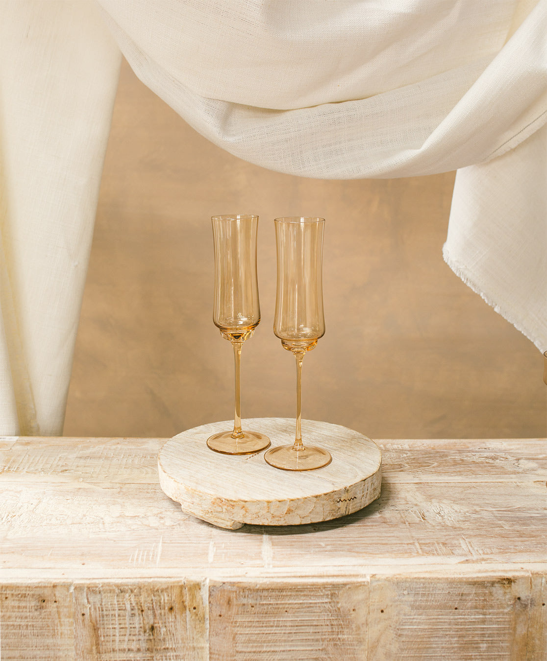 Tulip Champagne Flute | Amber